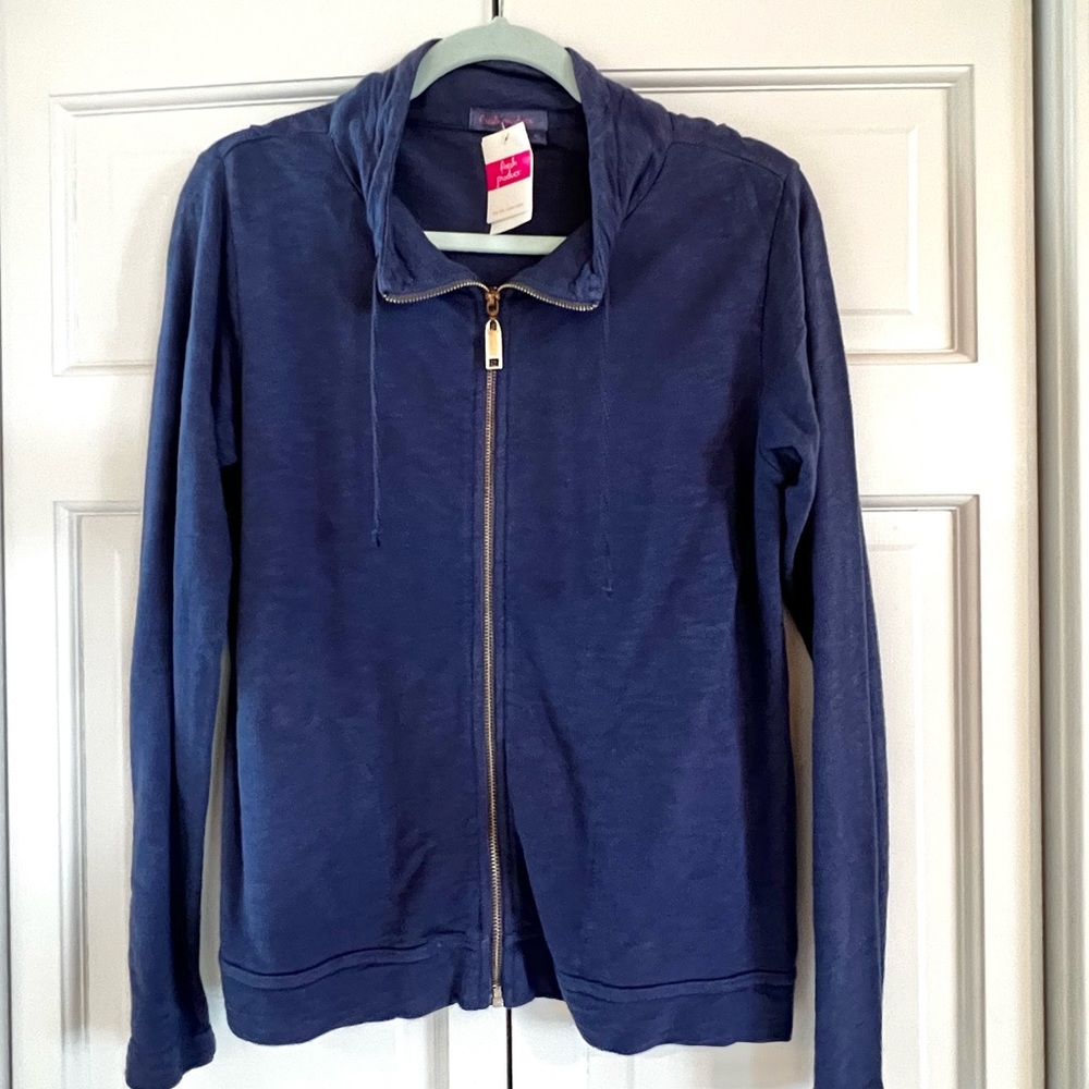 NWOT Fresh Produce Lotus Jacket Moonlight Blue